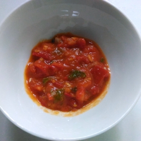 image de la recette Sauce tomates basilic