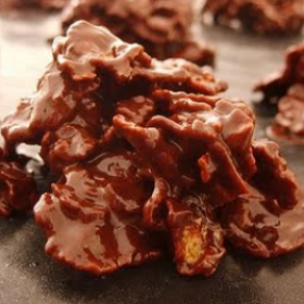 image de la recette Roses des sables au chocolat faciles