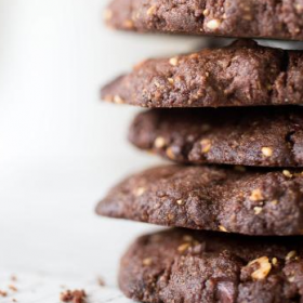 image de la recette Cookies au chocolat noir et noix de cajou